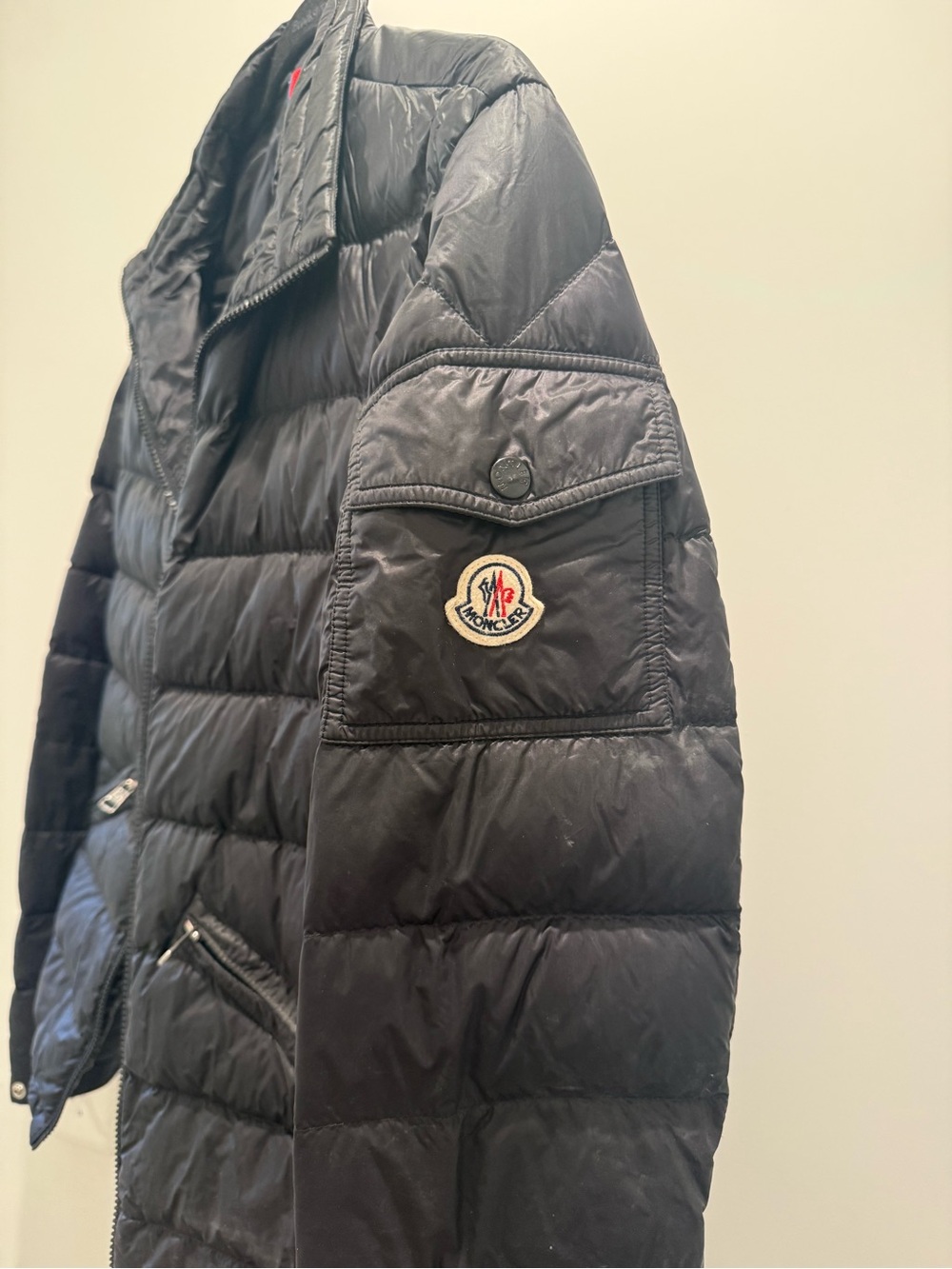 Moncler Black Quilted Down Puffer Jacket